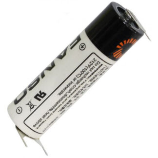 3.6V AA Lithium Battery 2.6Ah, 3 Pins PCB D- 10mm S+, Fanso ER14505H-3PF