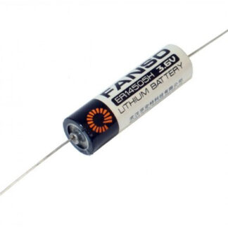 3.6V AA Lithium Battery 2.6Ah, Axial Wires Leads, Fanso ER14505H-P