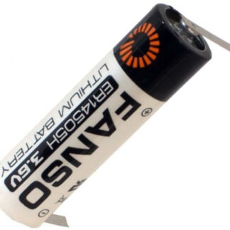 3.6V AA Lithium Battery 2.6Ah, Solder Tags, Fanso ER14505H-T