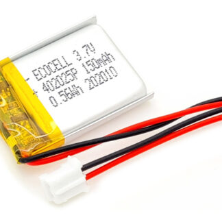 LiPo Battery 150mAh 3.7V 402025, Polymer Lithium Ion