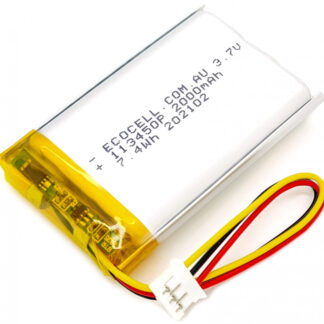 LiPo Battery 2000mAh 3.7V 3 Wires(3 pin) 113450, Polymer Lithium Ion