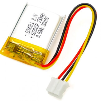 LiPo Battery 250mAh 3.7V 3 Wires(3 pin) 602025, Polymer Lithium Ion
