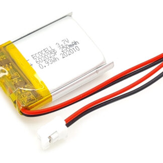 LiPo Battery 250mAh 3.7V 602025, Polymer Lithium Ion