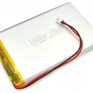 LiPo Battery 4000mAh 3.7V 606090, Polymer Lithium Ion