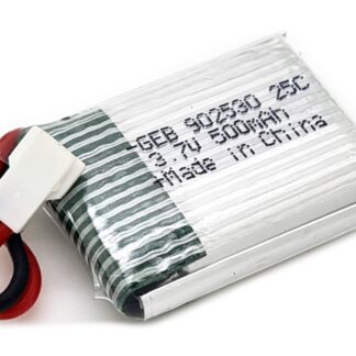 LiPo Battery 500mAh 3.7V High Discharge 902530, Polymer Lithium Ion