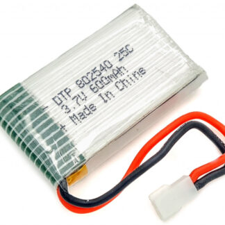 LiPo Battery 600mAh 3.7V High Discharge 802540, Polymer Lithium Ion