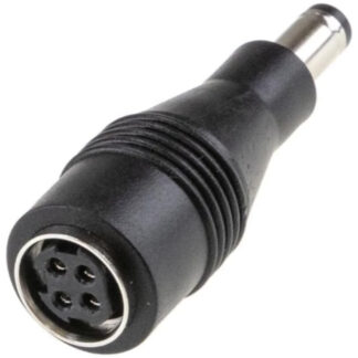 Adapter 4P DIN Socket (R7B) to 2.1mm Plug (P1J-11mm) - Mean Well DC PLUG-R7BF-P1J