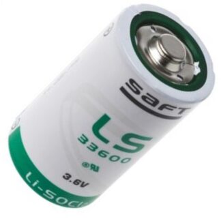 3.6V D Size Lithium Battery 17Ah, Bobbin Type, Saft LS33600