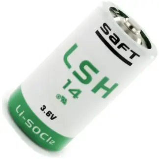 Saft LSH14 C Size 3.6V Lithium Battery 5.5Ah, Spiral Wound Type